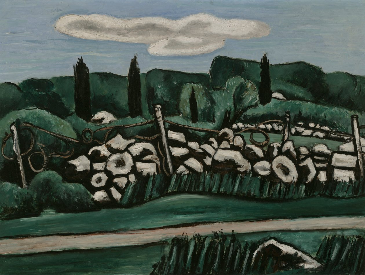 The Last Stone Walls, Dogtown av Marsden Hartley
