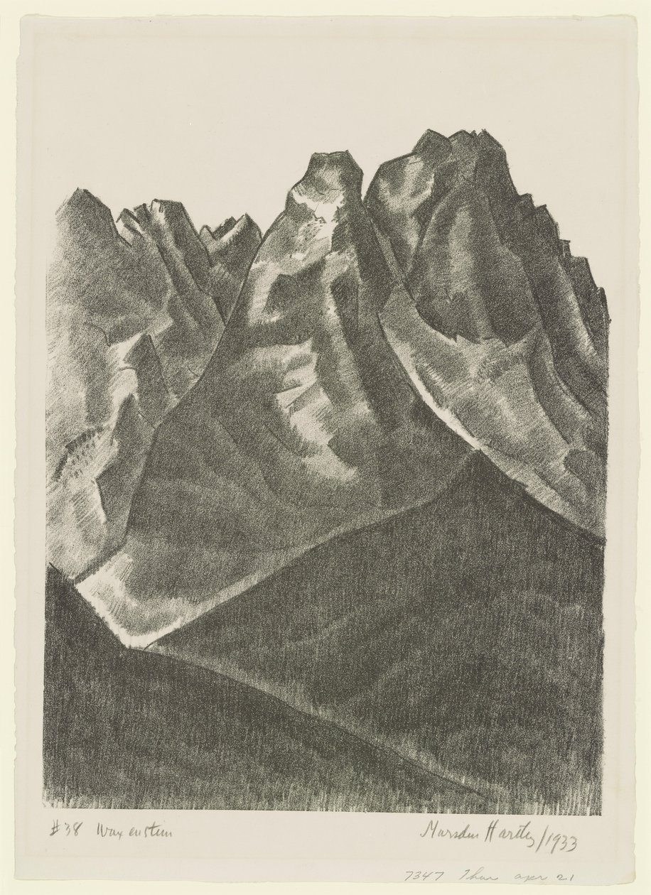 Waxenstein av Marsden Hartley