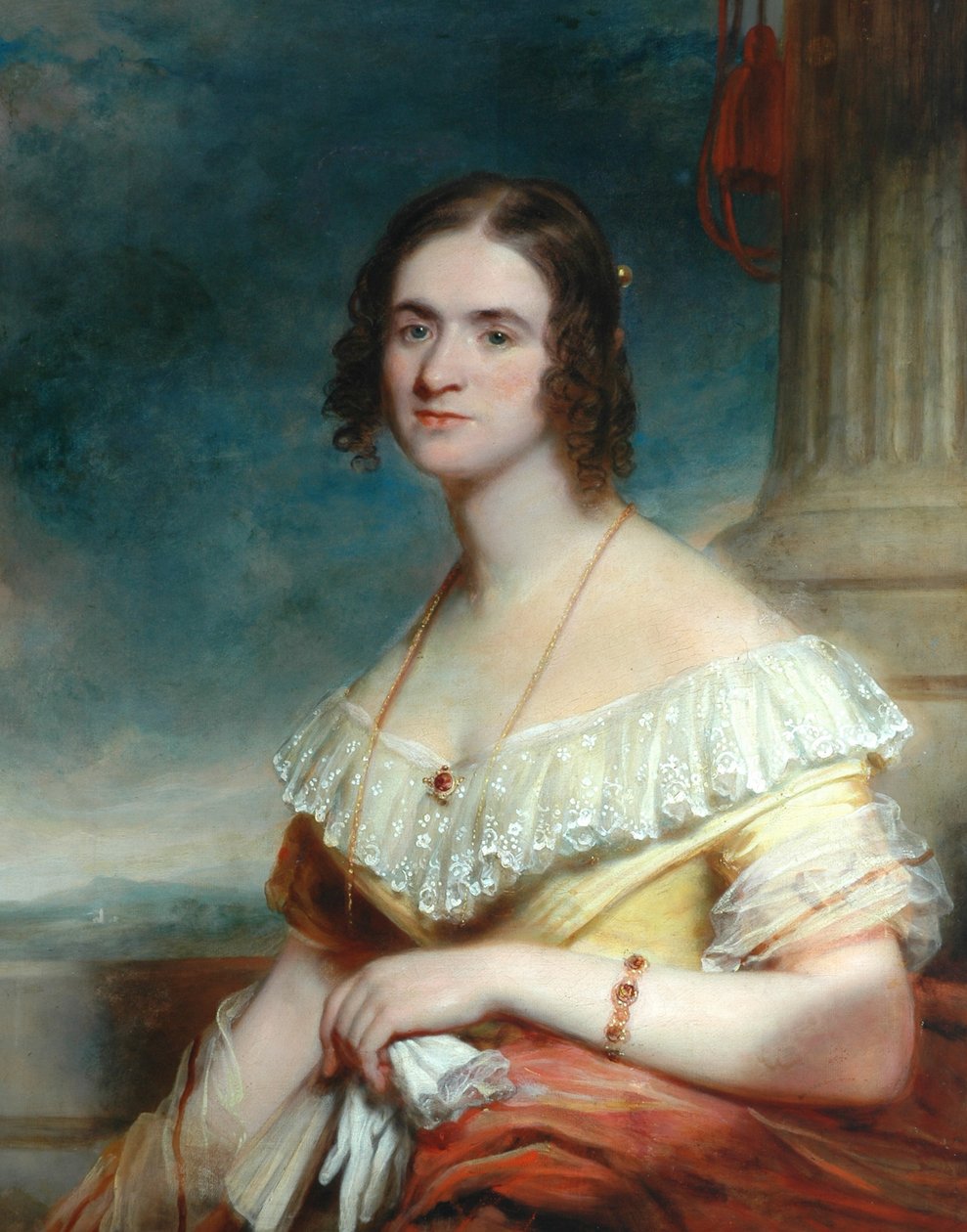 Portrett av en dame av Martin Archer Shee