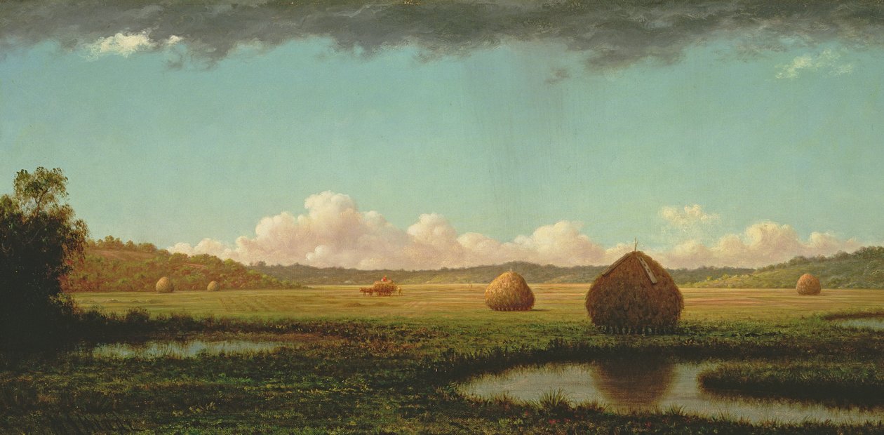 Sommerbyger, ca. 1862-63 av Martin Johnson Heade