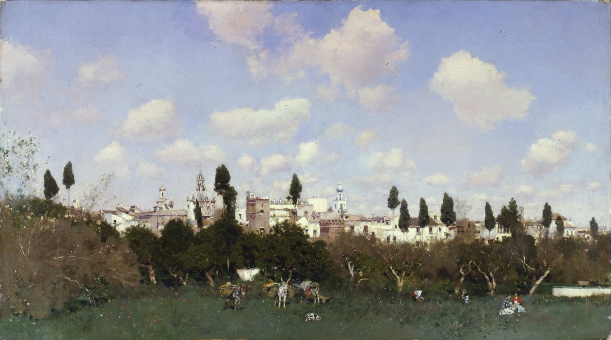 Å samle appelsiner av Martín Rico y Ortega