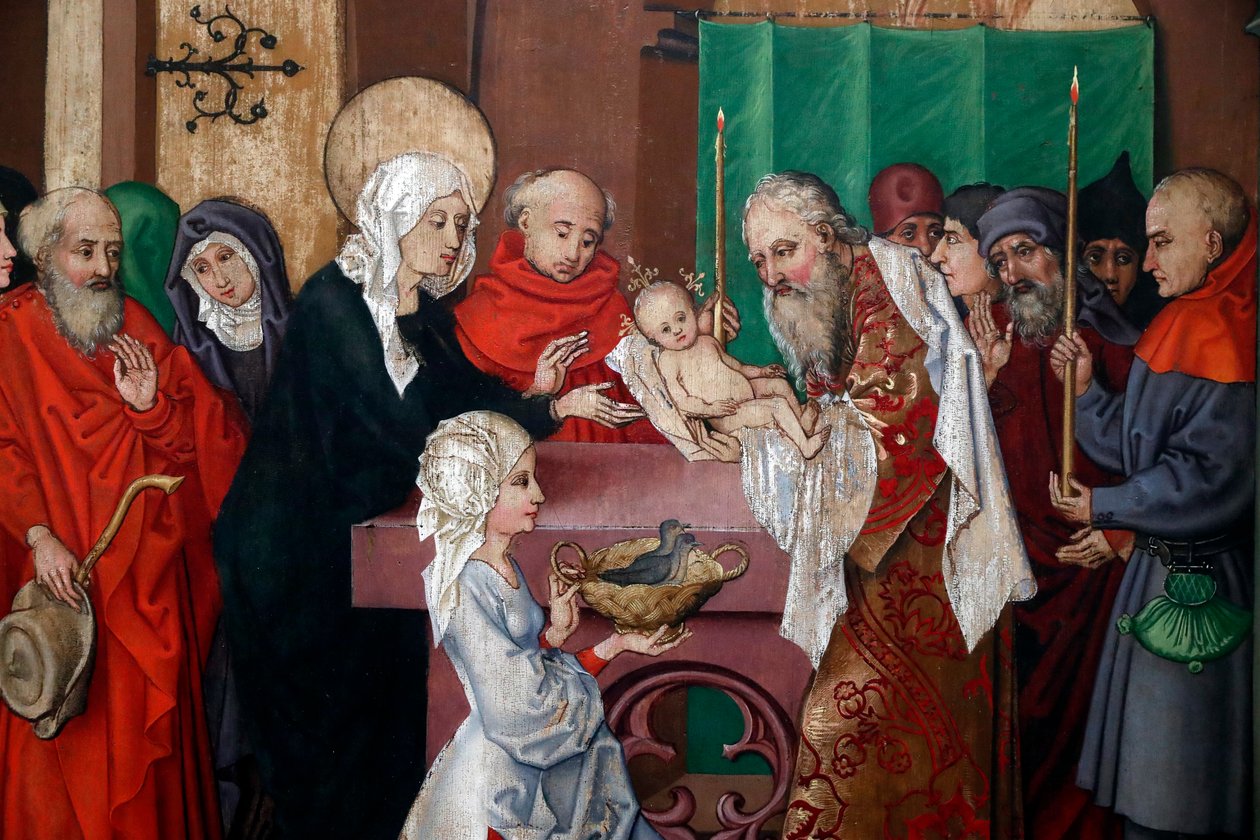 Presentasjon av Jesus ved tempelet av Martin Schongauer