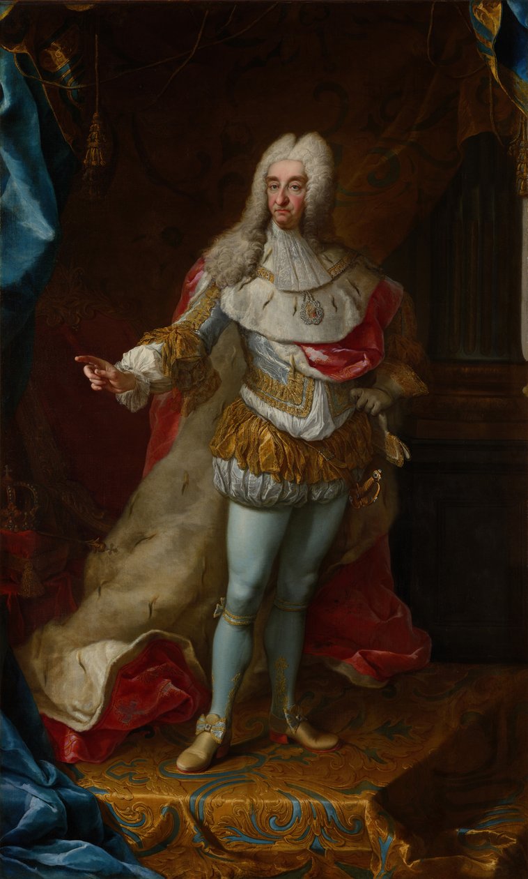 Vittorio Amedeo II i majestet av Martin II Mytens or Meytens