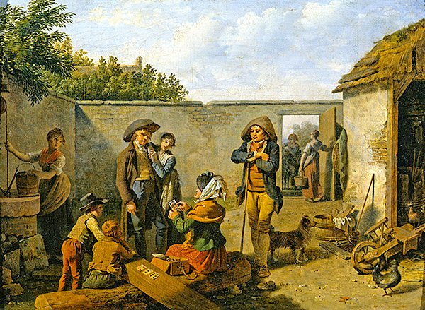 The Fortune Teller (olje på lerret) av Martin Drölling