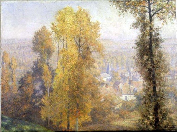 Autumn Glow (olje på lerret) av Martin Gwilt Jolley