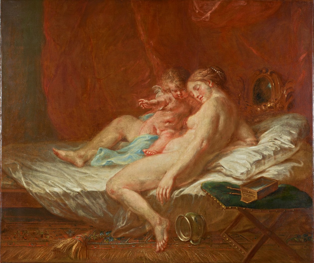 Venus og Amor av Martin Johann Schmidt