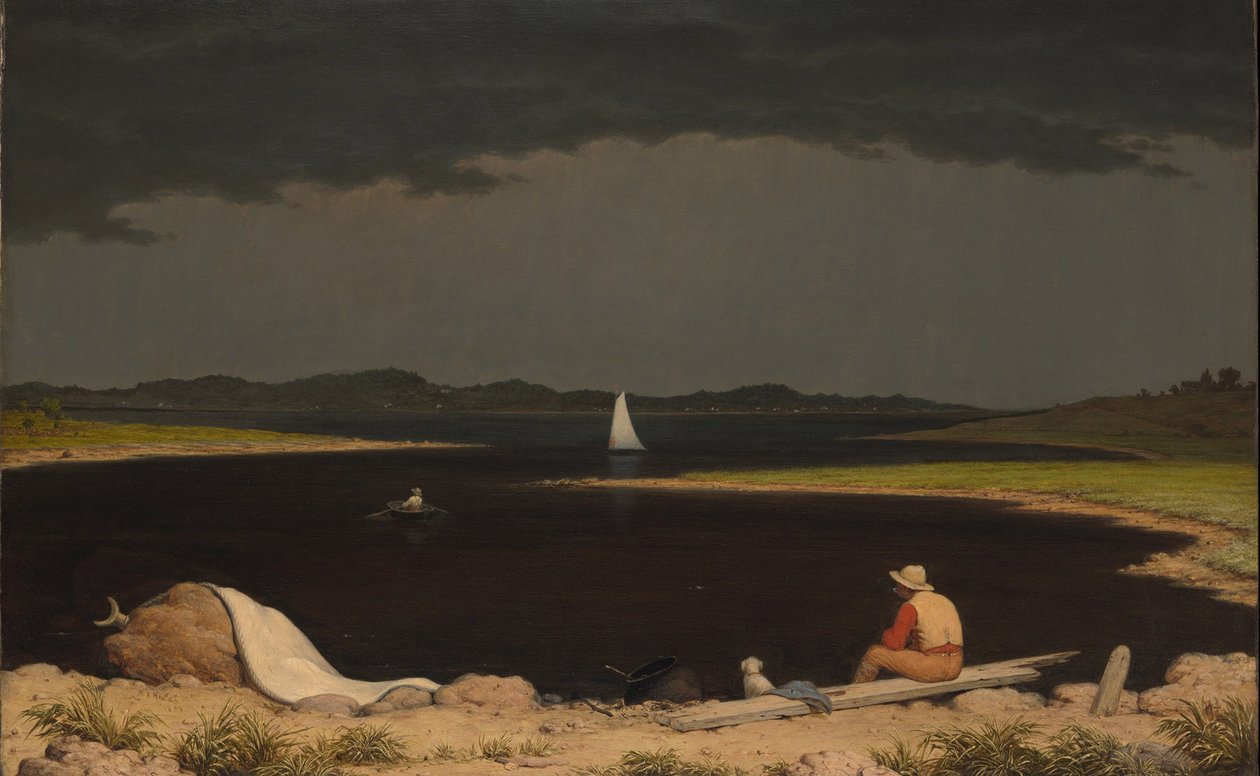 Nærmer seg tordenvær av Martin Johnson Heade