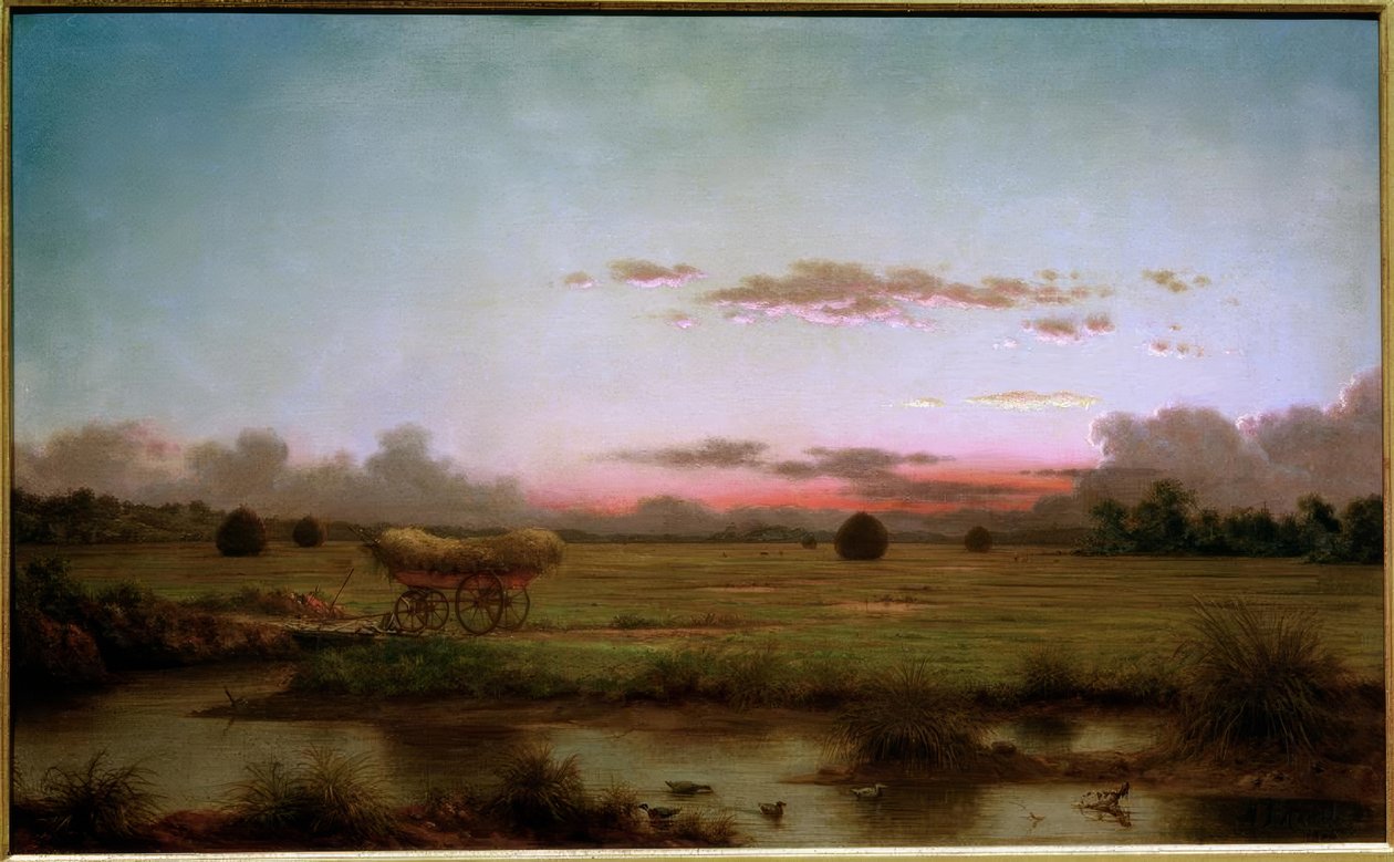 Sumpene på Rhode Island av Martin Johnson Heade