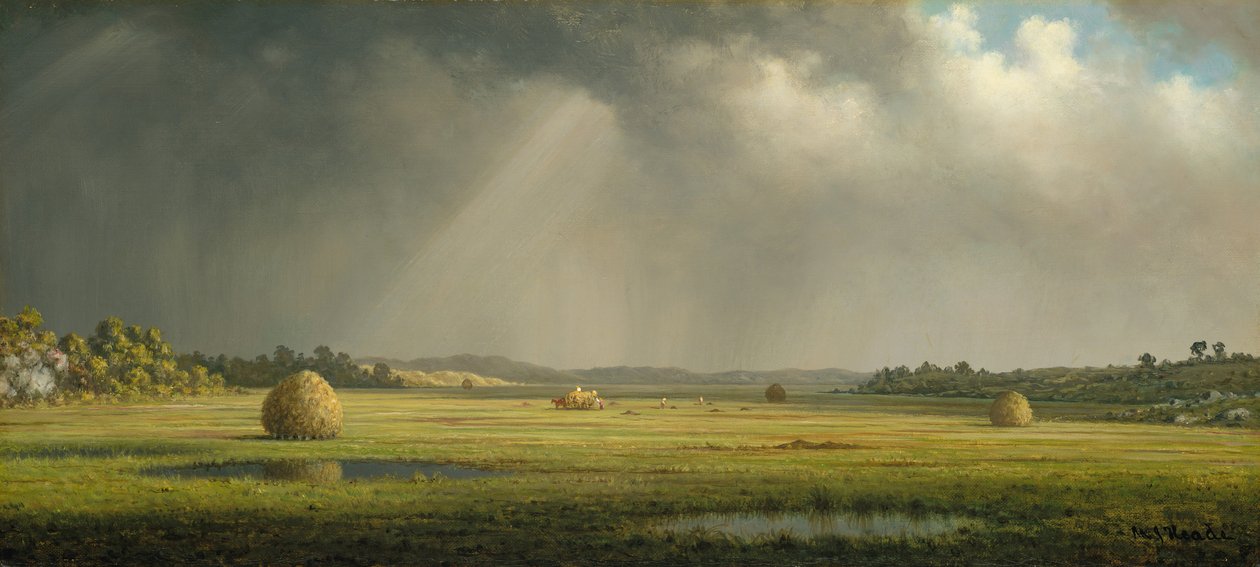 Newburyport Meadows, ca. 1876-81. av Martin Johnson Heade