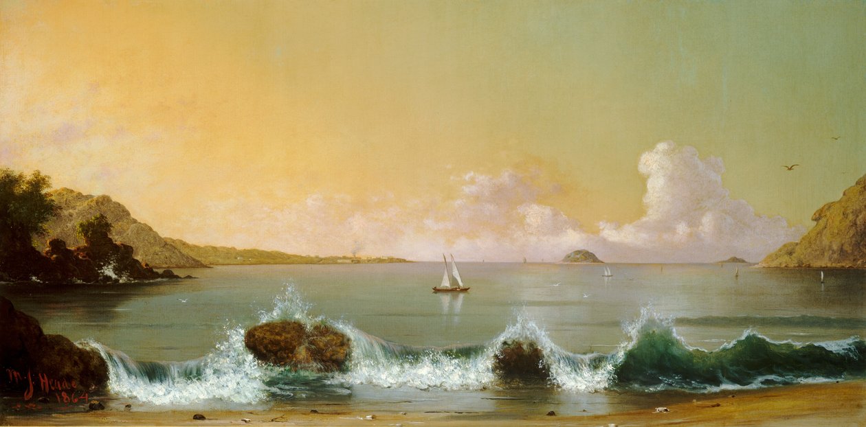 Rio de Janeiro-bukten, 1864. av Martin Johnson Heade