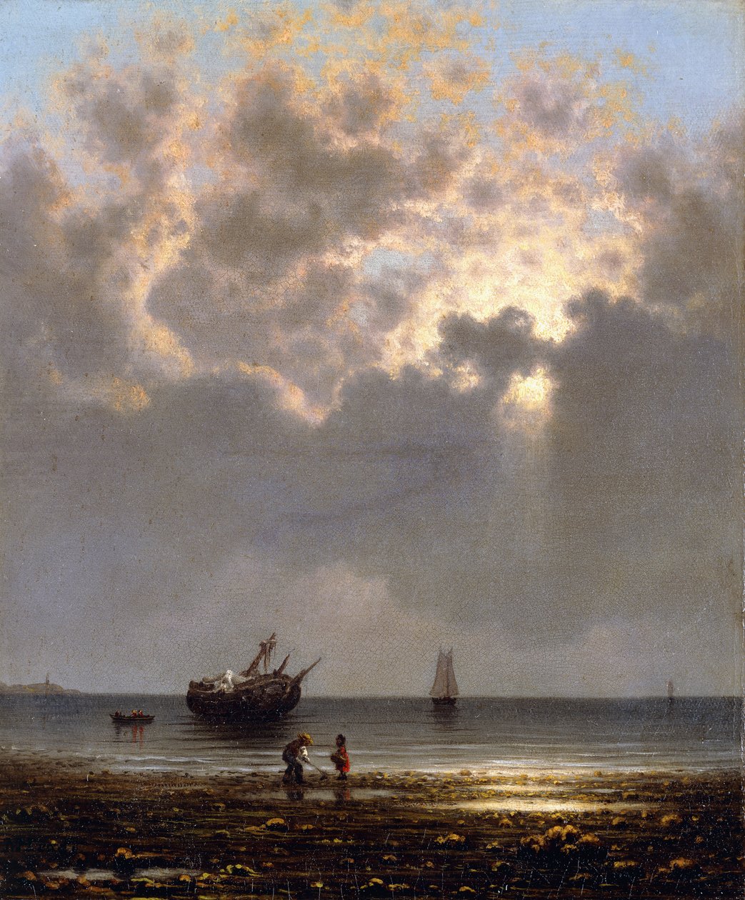 Solen bryter gjennom skyene av Martin Johnson Heade