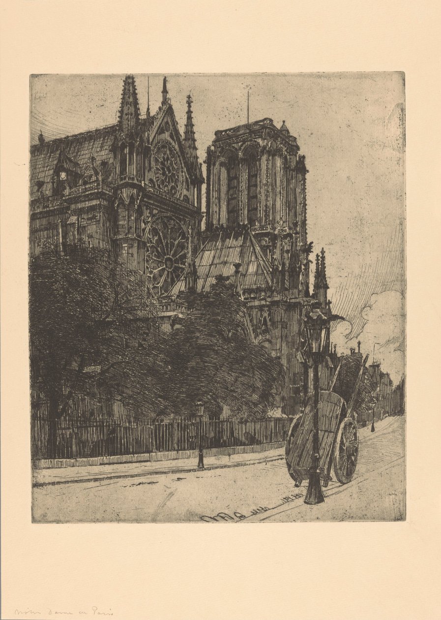 Notre Dame i Paris av Martin Monnickendam