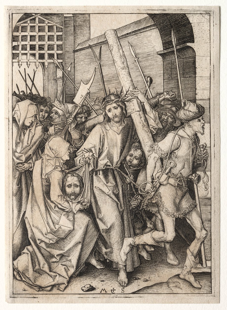 Kristus som bærer korset. av Martin Schongauer