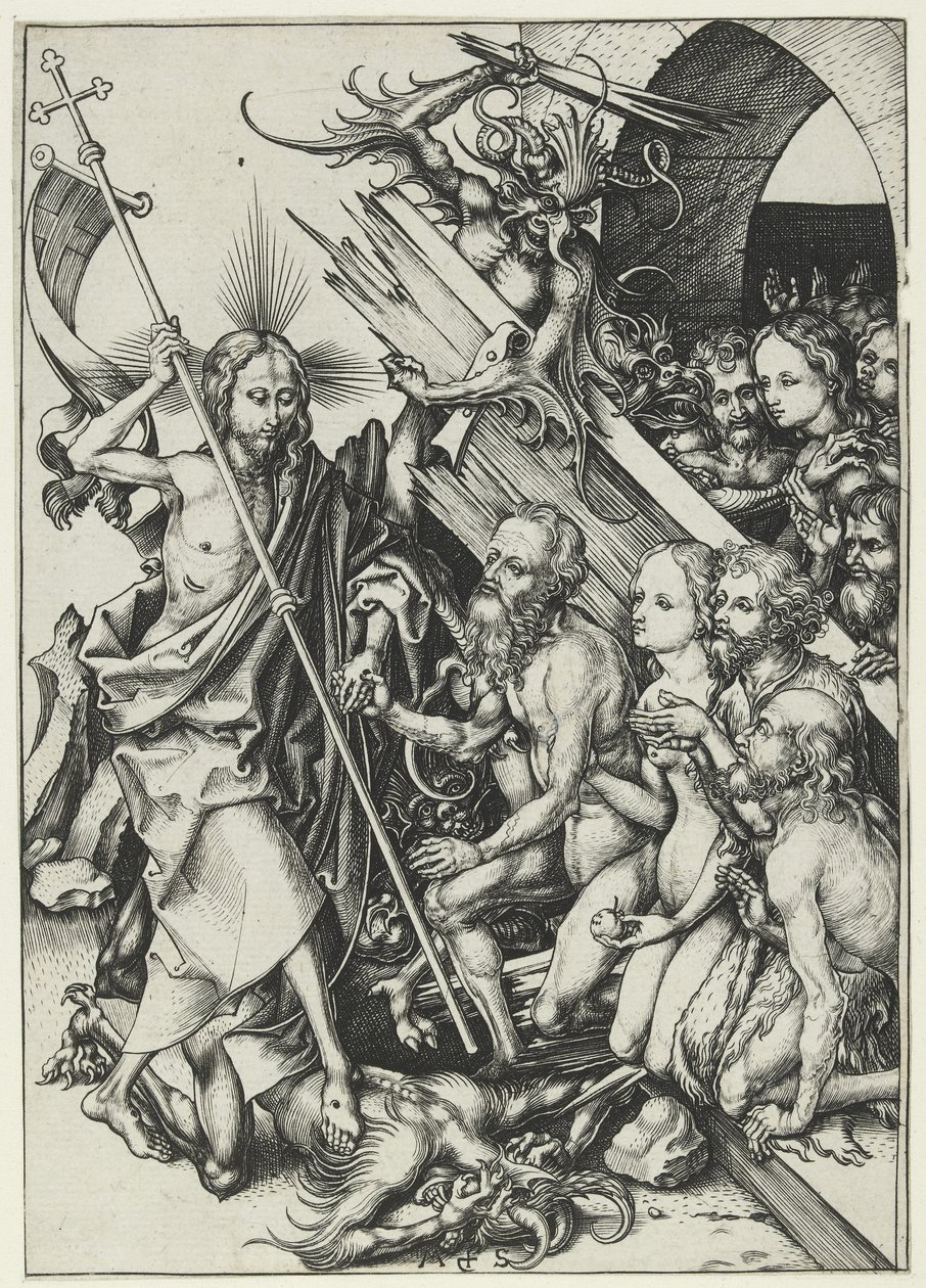 Kristus i Limbo av Martin Schongauer