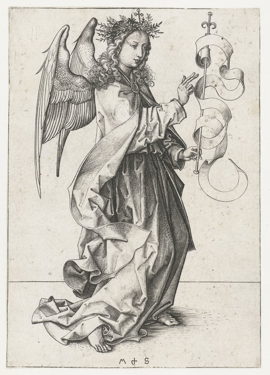 Engelen Gabriel Kunngjøring (serietittel) av Martin Schongauer