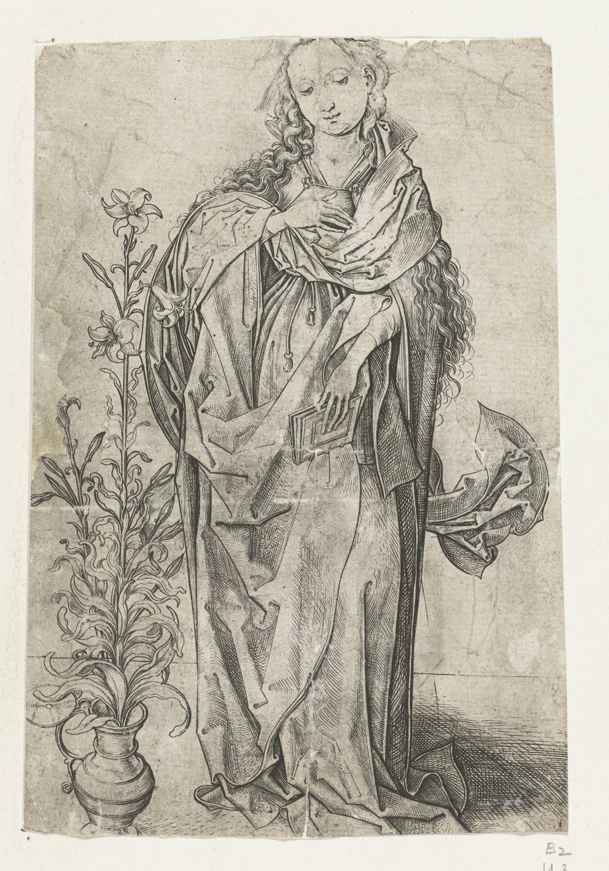 Jomfru Maria Kunngjøring (serietittel) av Martin Schongauer