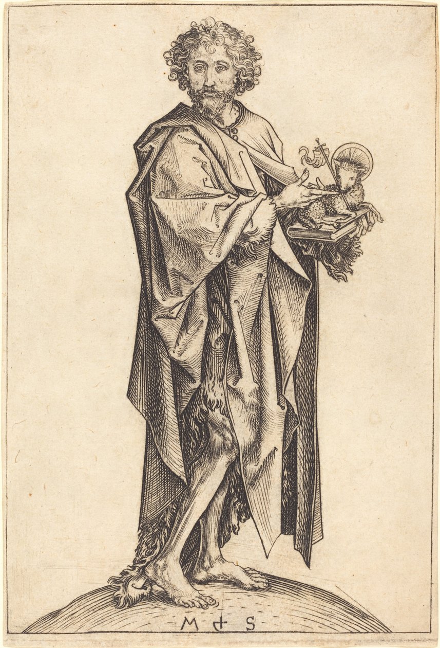 Døperen Johannes av Martin Schongauer