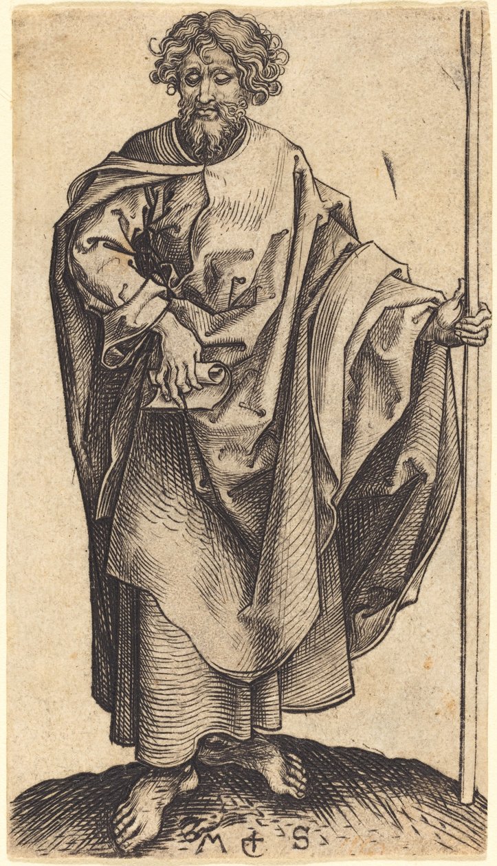 Sankt Thomas av Martin Schongauer