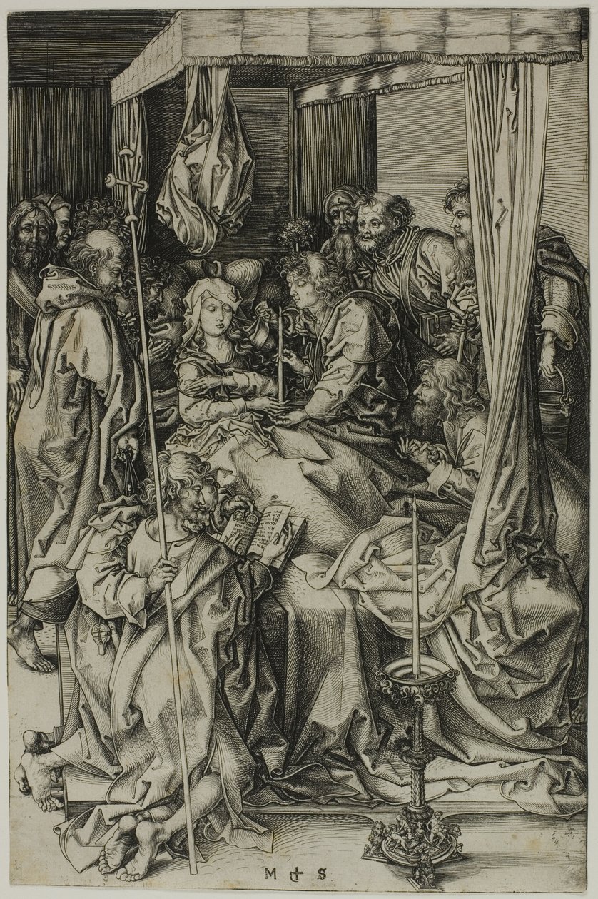 Jomfruens død av Martin Schongauer