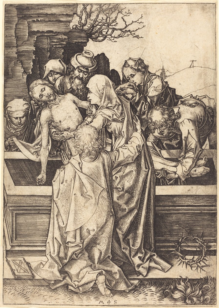 Gravleggingen av Martin Schongauer