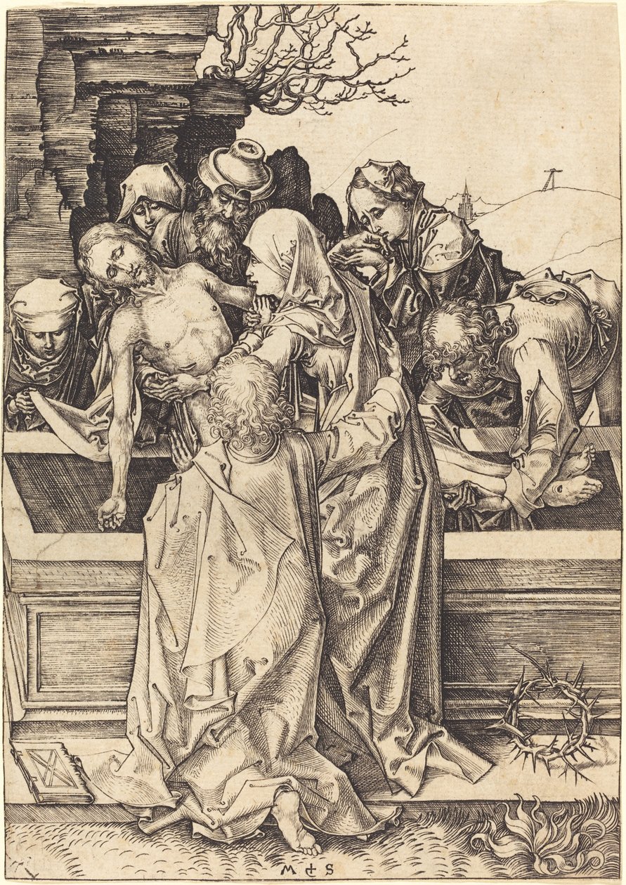 Gravleggingen av Martin Schongauer