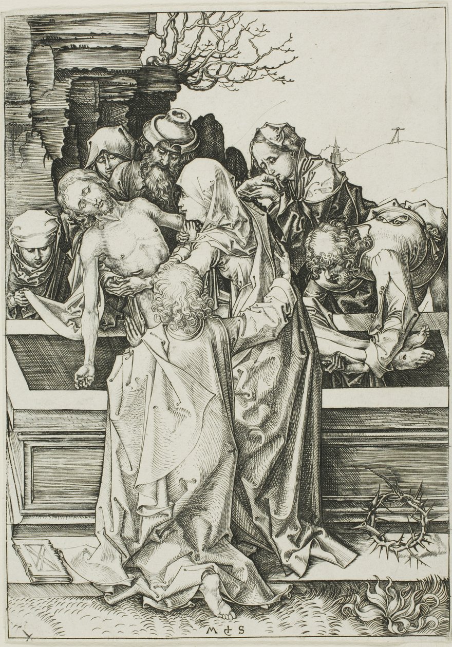 Gravleggingen av Martin Schongauer