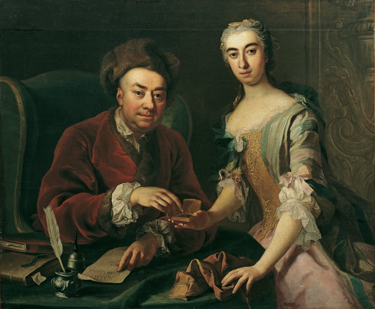 dobbeltportrett av Martin van Meytens d. J.