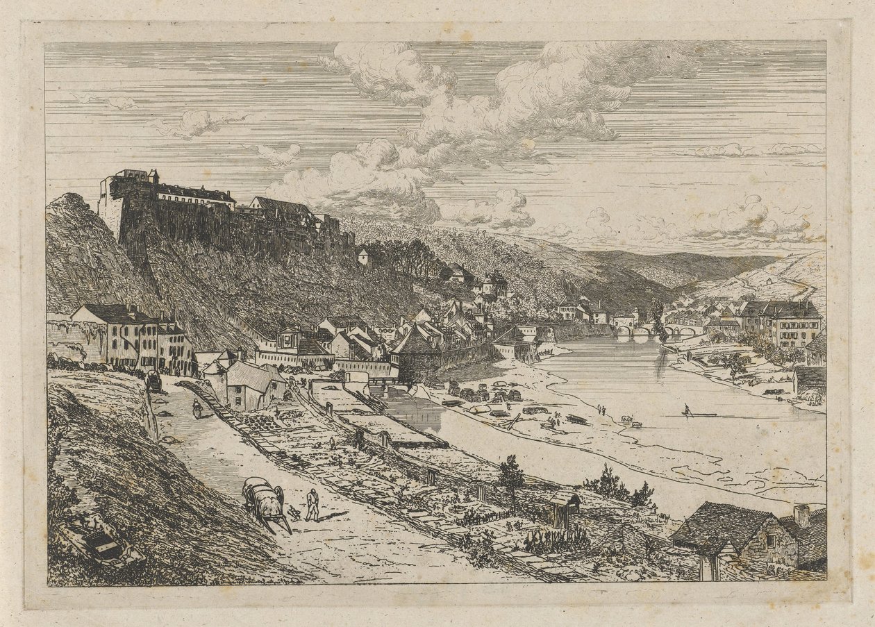 Utsikt over Bouillon av Martinus Antonius Kuytenbrouwer jr.