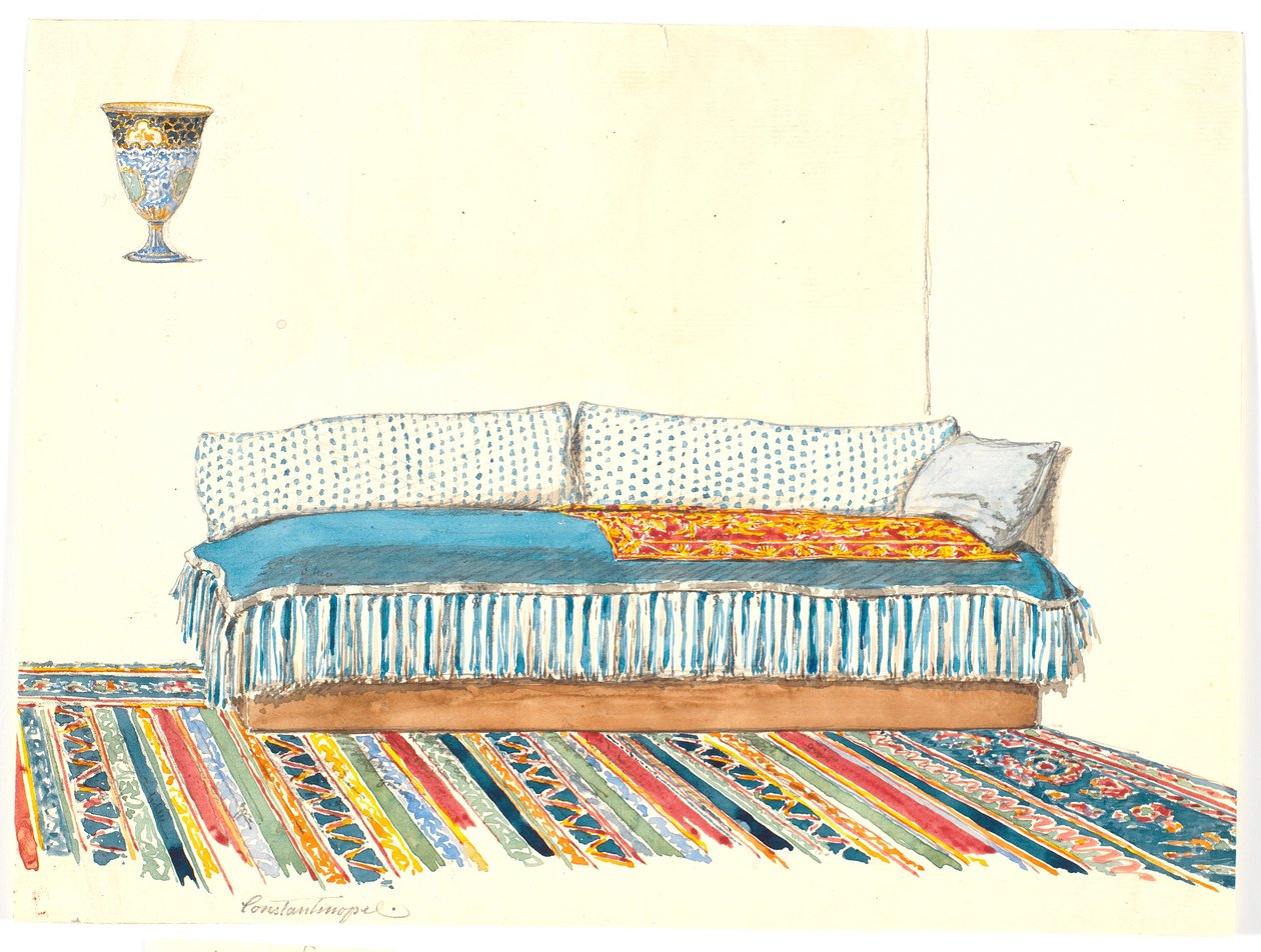 Tyrkisk sofa av Martinus Rørbye
