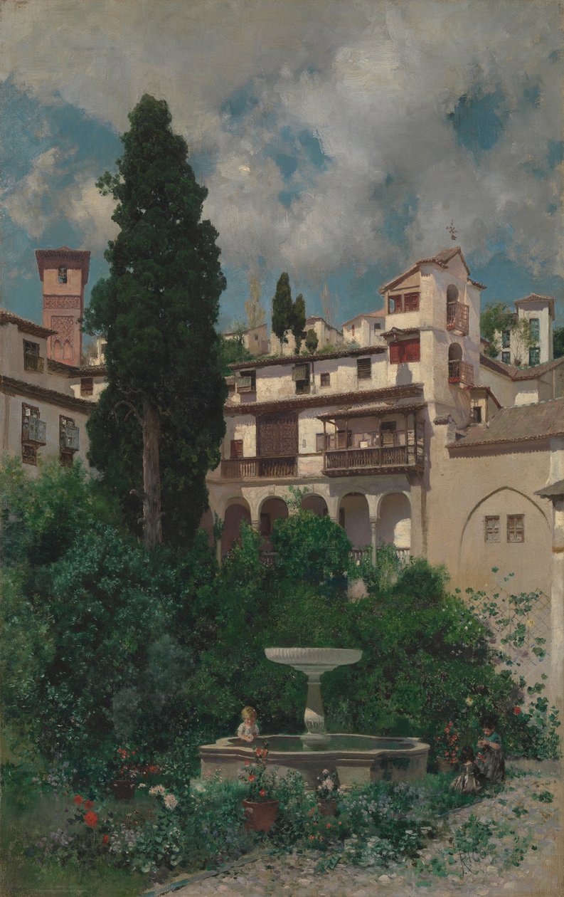 En spansk hage av Martín Rico y Ortega
