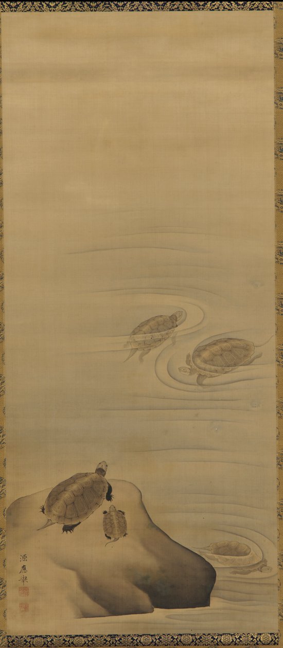 Skilpadder, Edo-perioden, 1700-tallet. av Maruyama Okyo