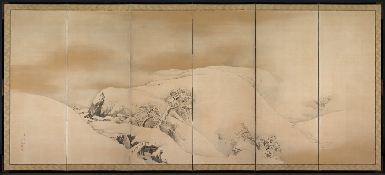 Vinterdag, 1784. av Maruyama Okyo