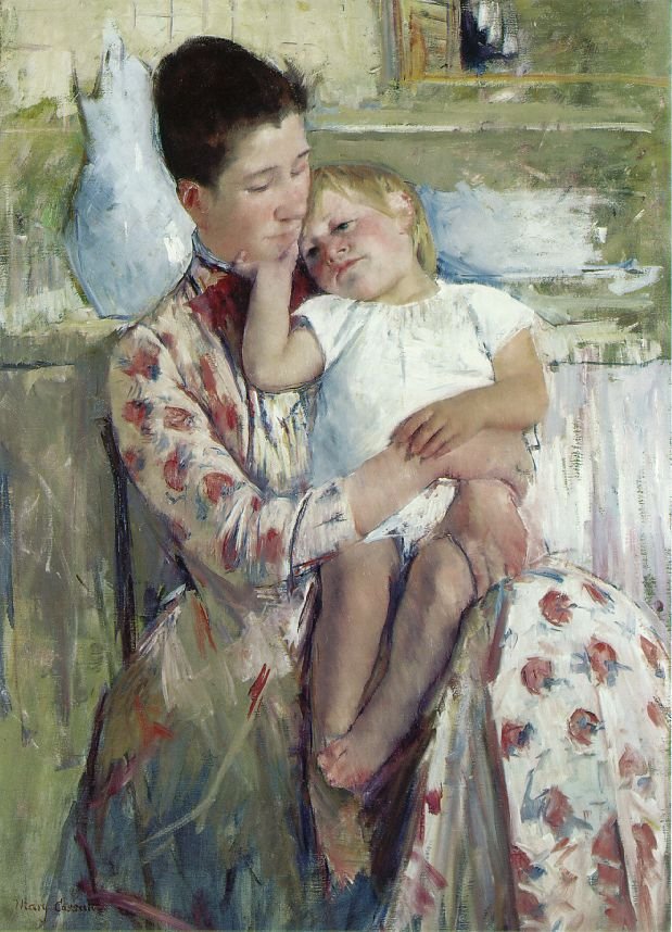 Mor og barn av Mary Cassatt