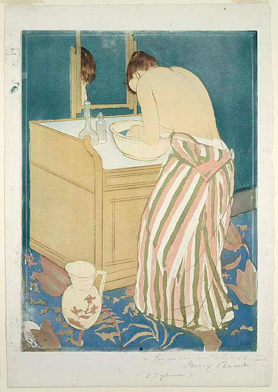 The Bathn av Mary Cassatt