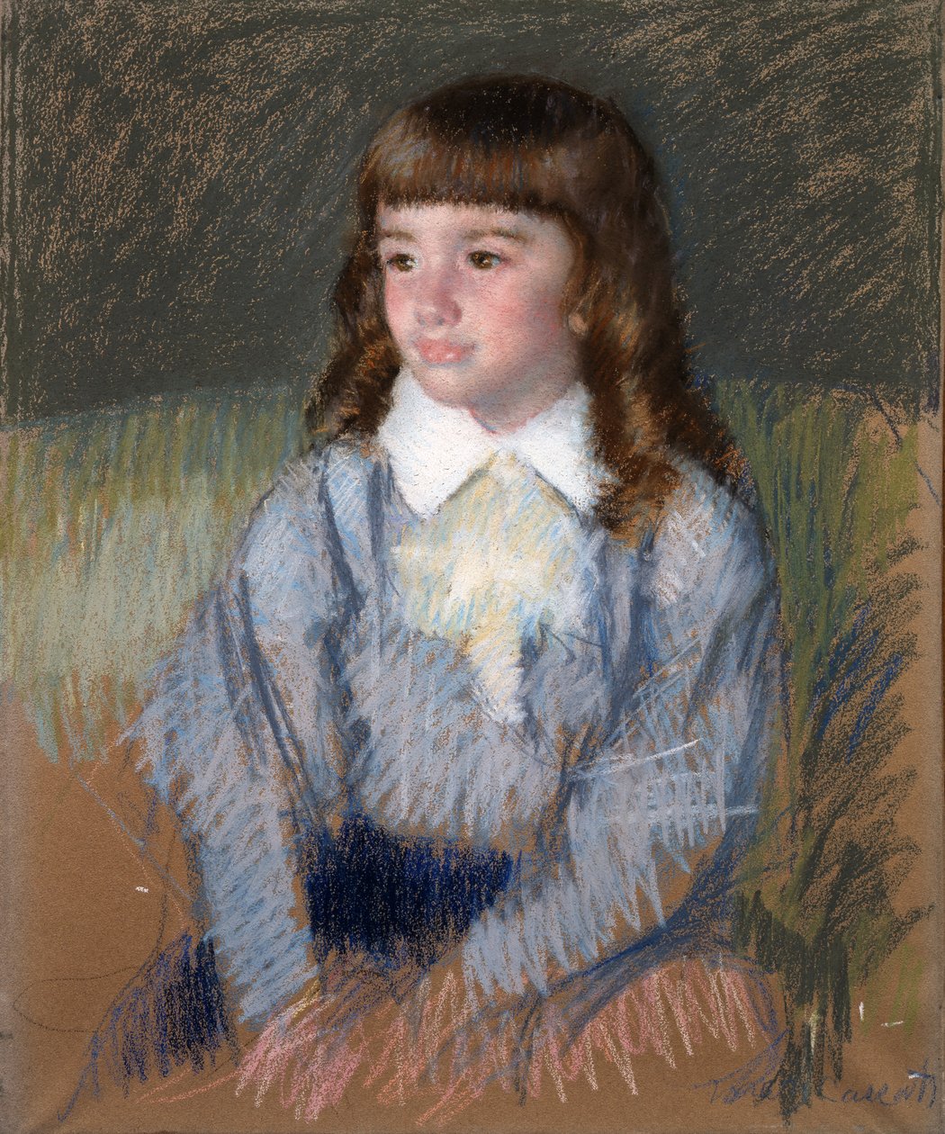Liten gutt i blått av Mary Cassatt