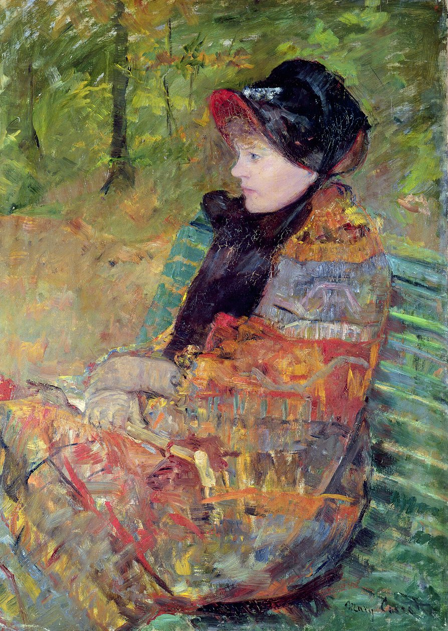 Portrait of Mlle C. Lydia Cassatt, 1880 av Mary Cassatt