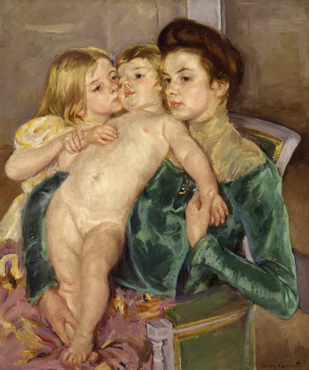 Kjærtegnet av Mary Cassatt