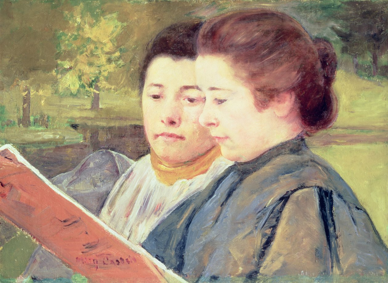 Kvinner som leser av Mary Cassatt