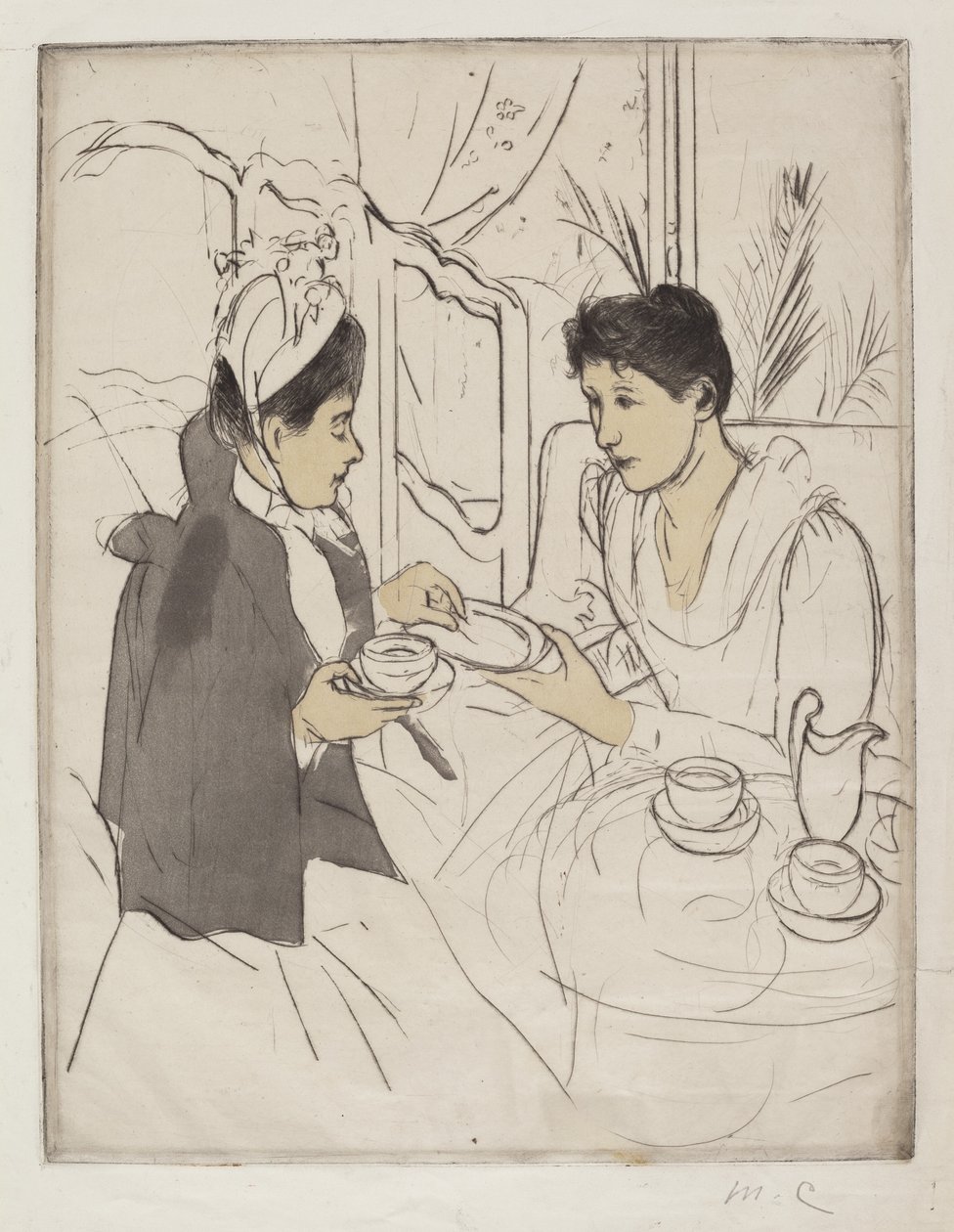 Ettermiddagstefest, 1890-1891. av Mary Cassatt