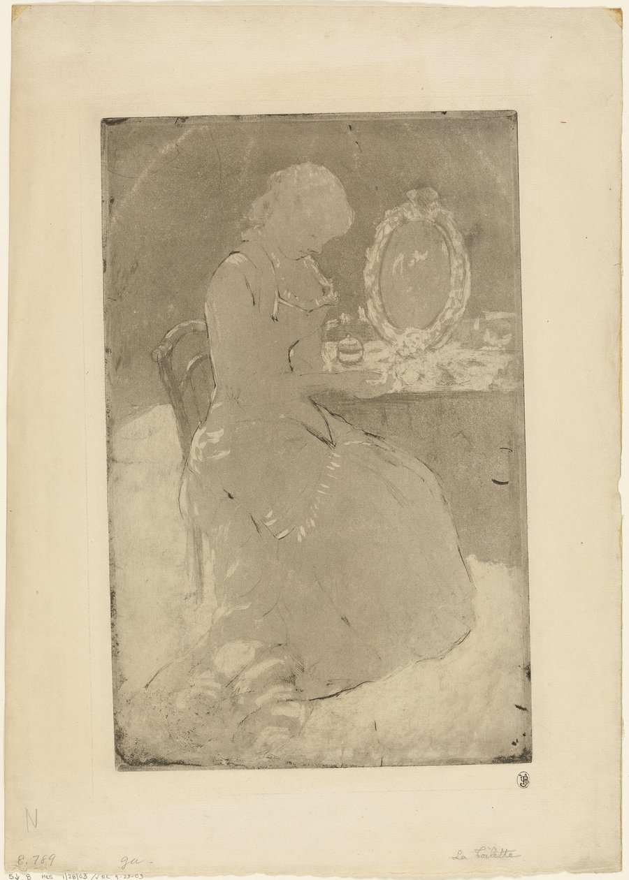 Ved sminkebordet av Mary Cassatt