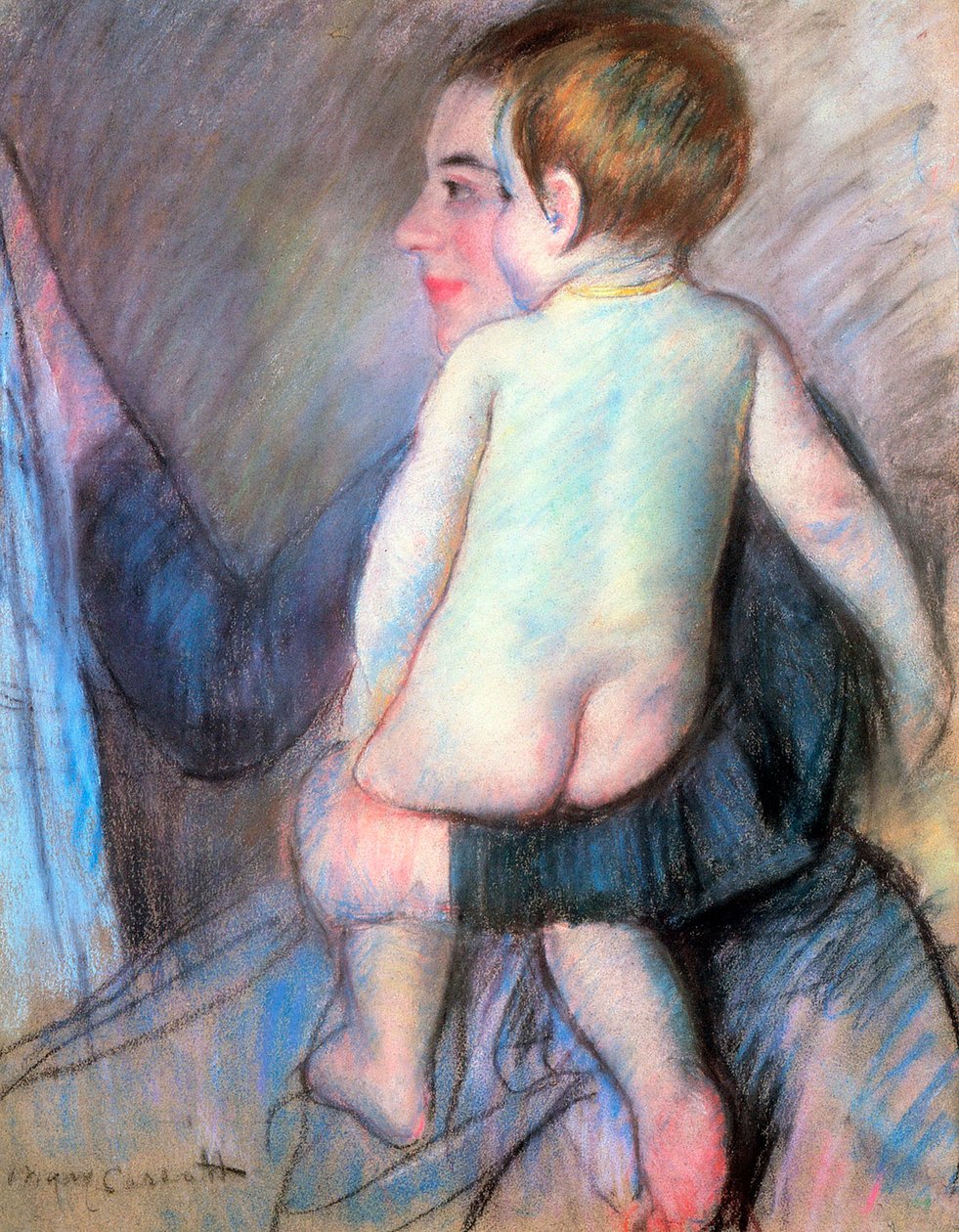 Ved vinduet, 1889. av Mary Cassatt