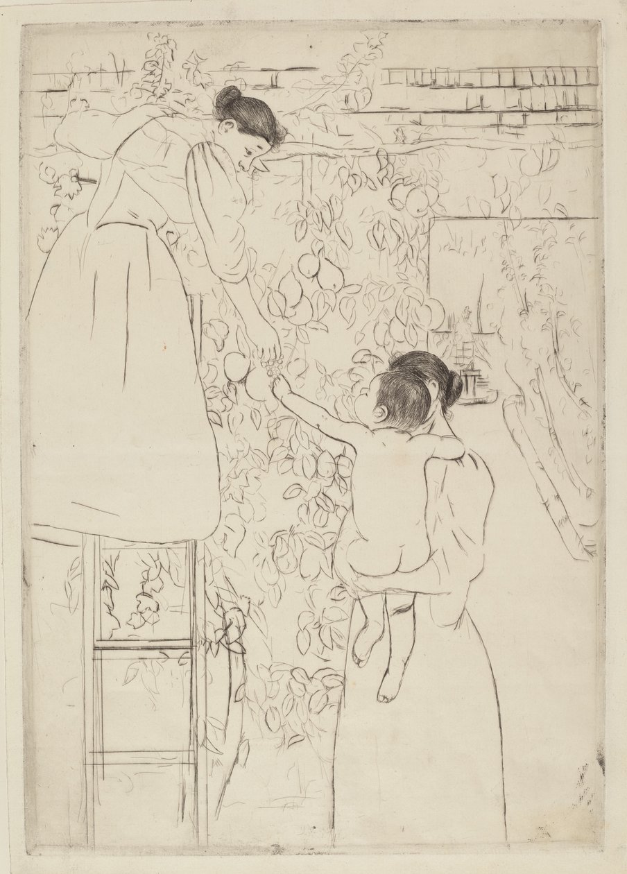 Innsamling av frukt av Mary Cassatt