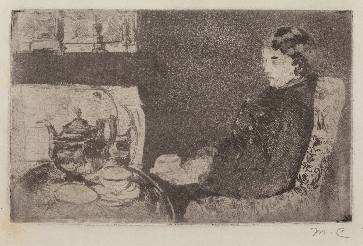 Lydia på Afternoon Tea av Mary Cassatt