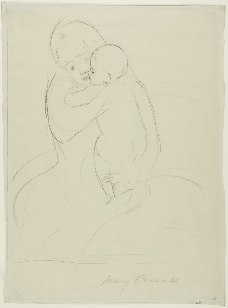 Mors kjærtegn av Mary Cassatt