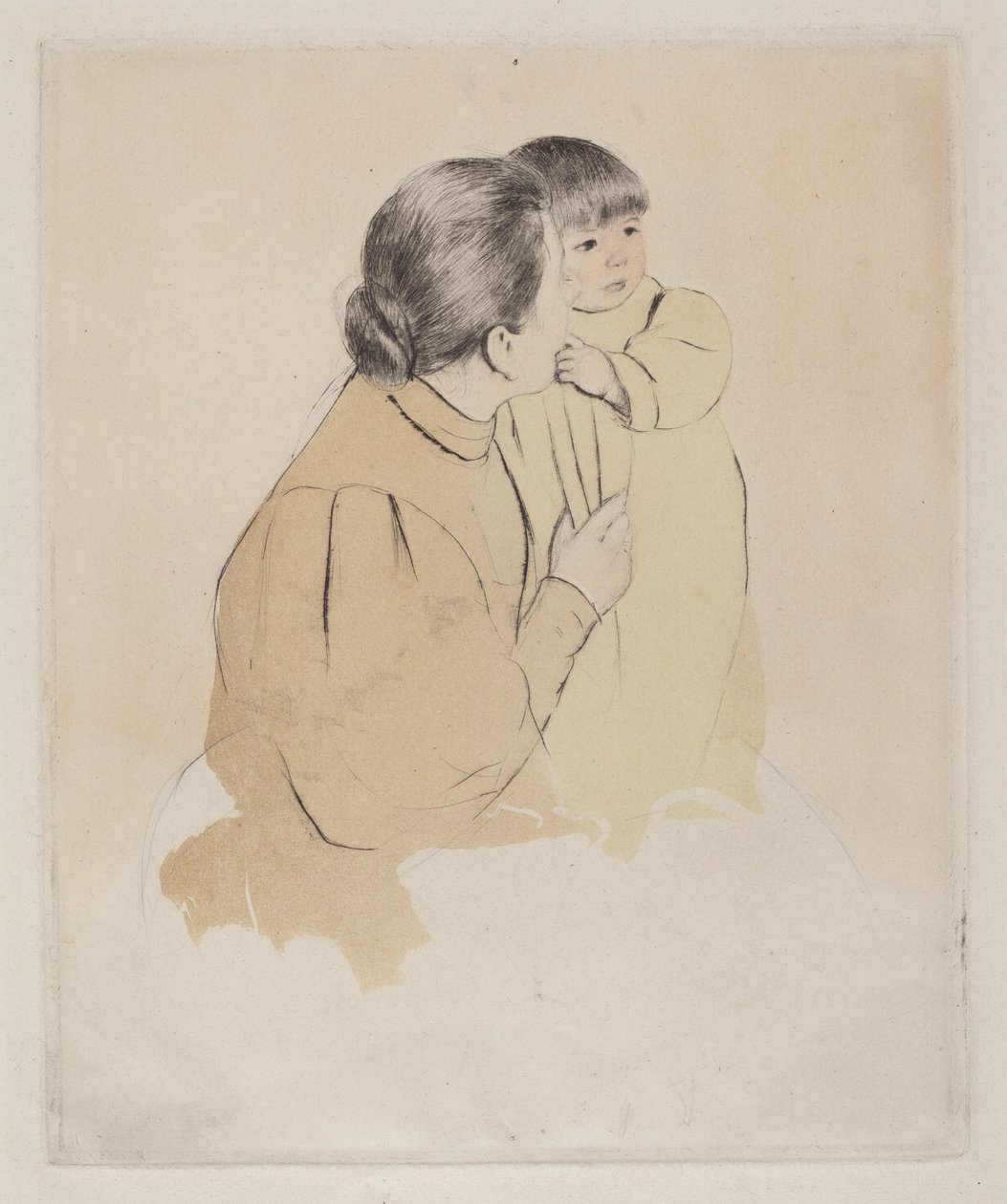 Bondemor og barn av Mary Cassatt