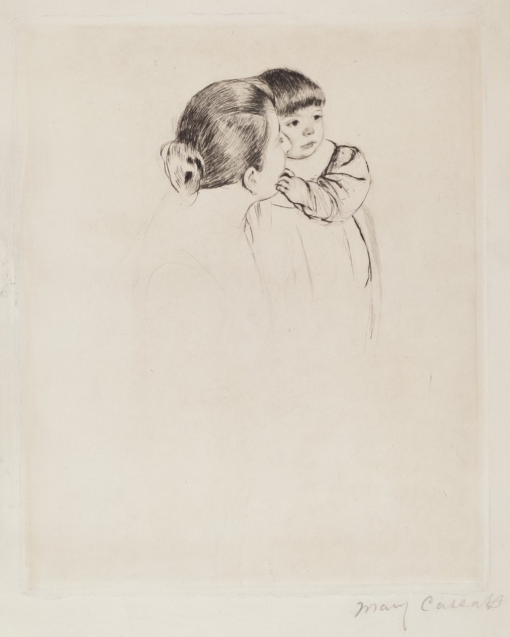 Bondemor og barn, ca. 1894. av Mary Cassatt
