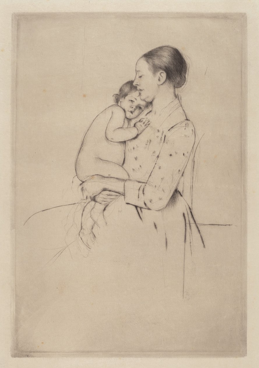 Stille av Mary Cassatt
