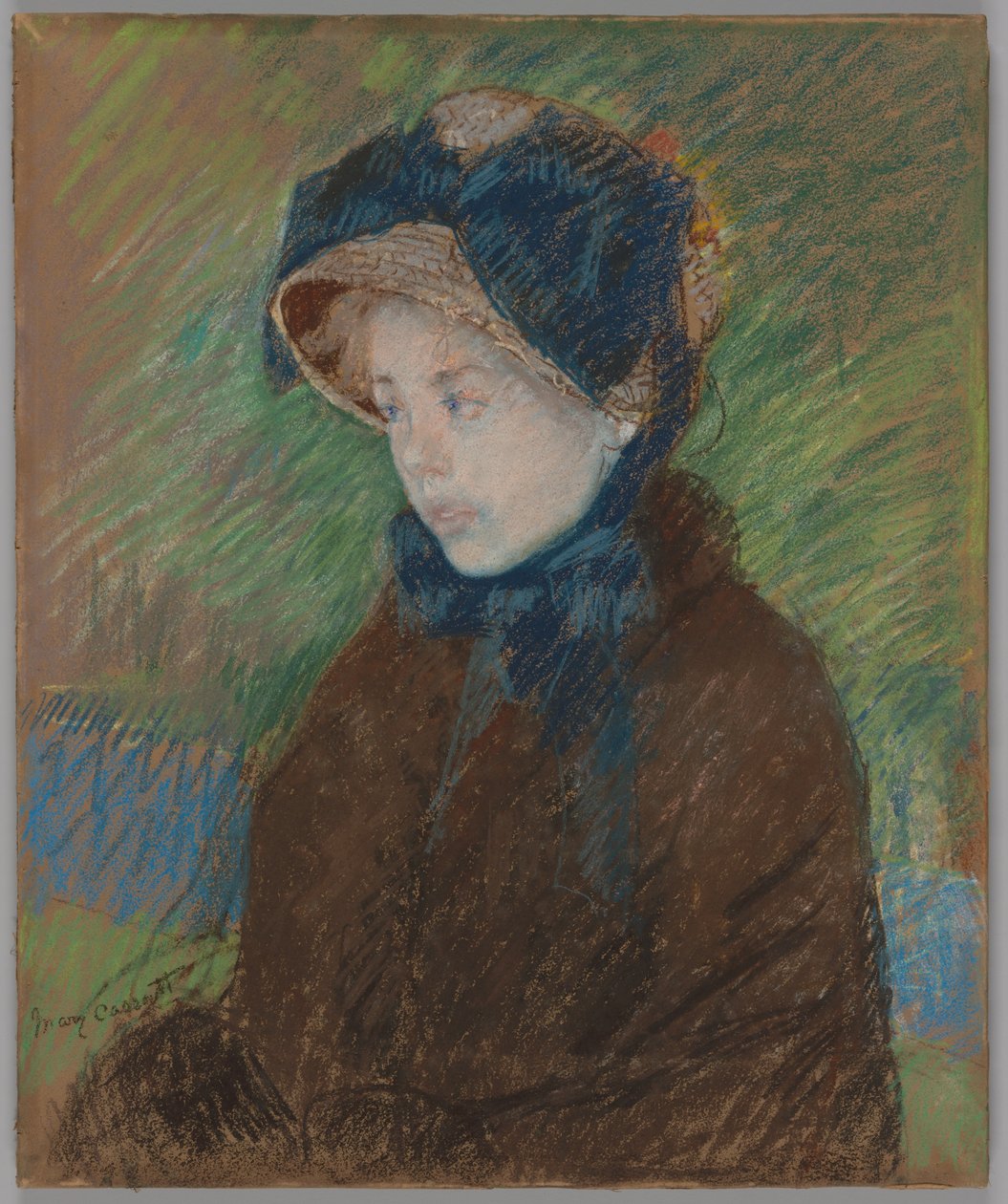 Susan i en halmpanser av Mary Cassatt