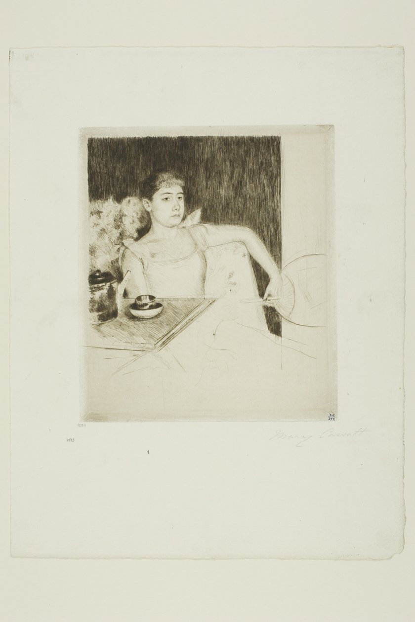 Te av Mary Cassatt