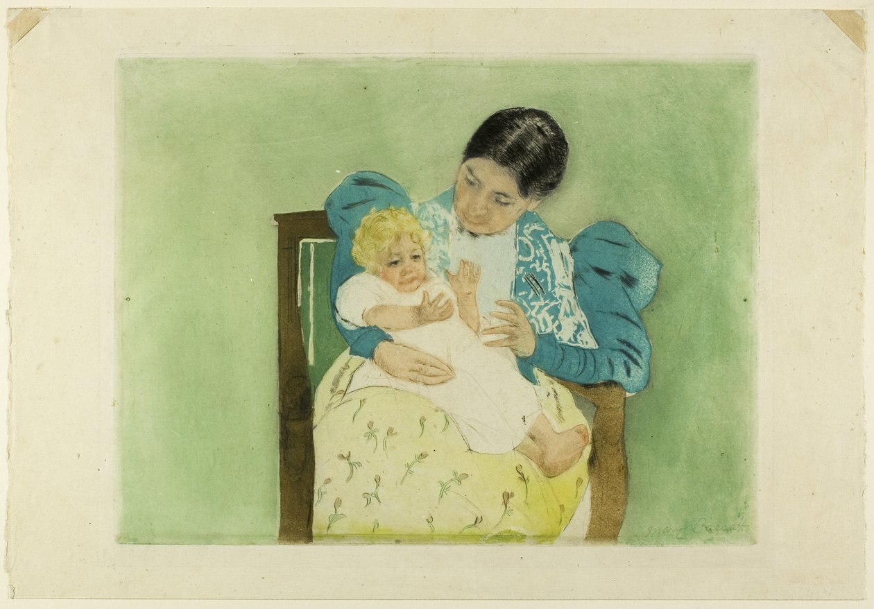 Det barbeinte barnet av Mary Cassatt